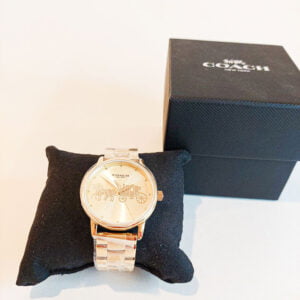 Coach 14503075 Grand Gold Dial Gold Tone Stainless Steel Womens Watch 4