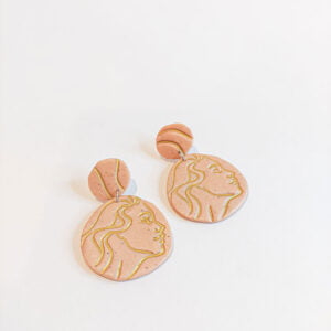 Simply Cyra Polymer Clay Sorelle Women Statement earrings 1b